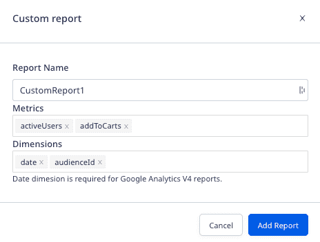 Google Analytics 4 custom reports